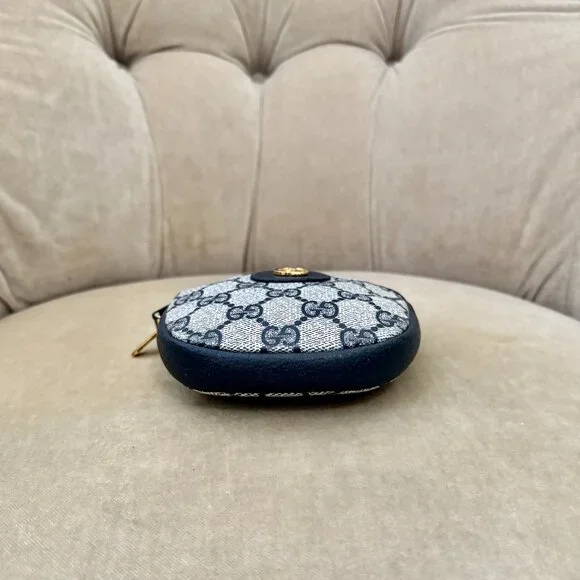 VTG Auth GUCCI Supreme GG Monogram Coated Canvas Pigskin MINI Coin Purse - Picture 5 of 9